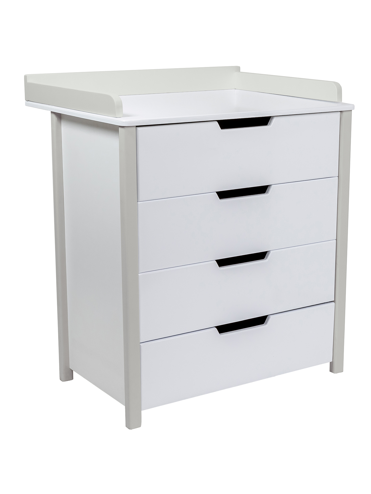 Комод пеленальный Sweet Baby Perfetto (серый, белый) - фото 14