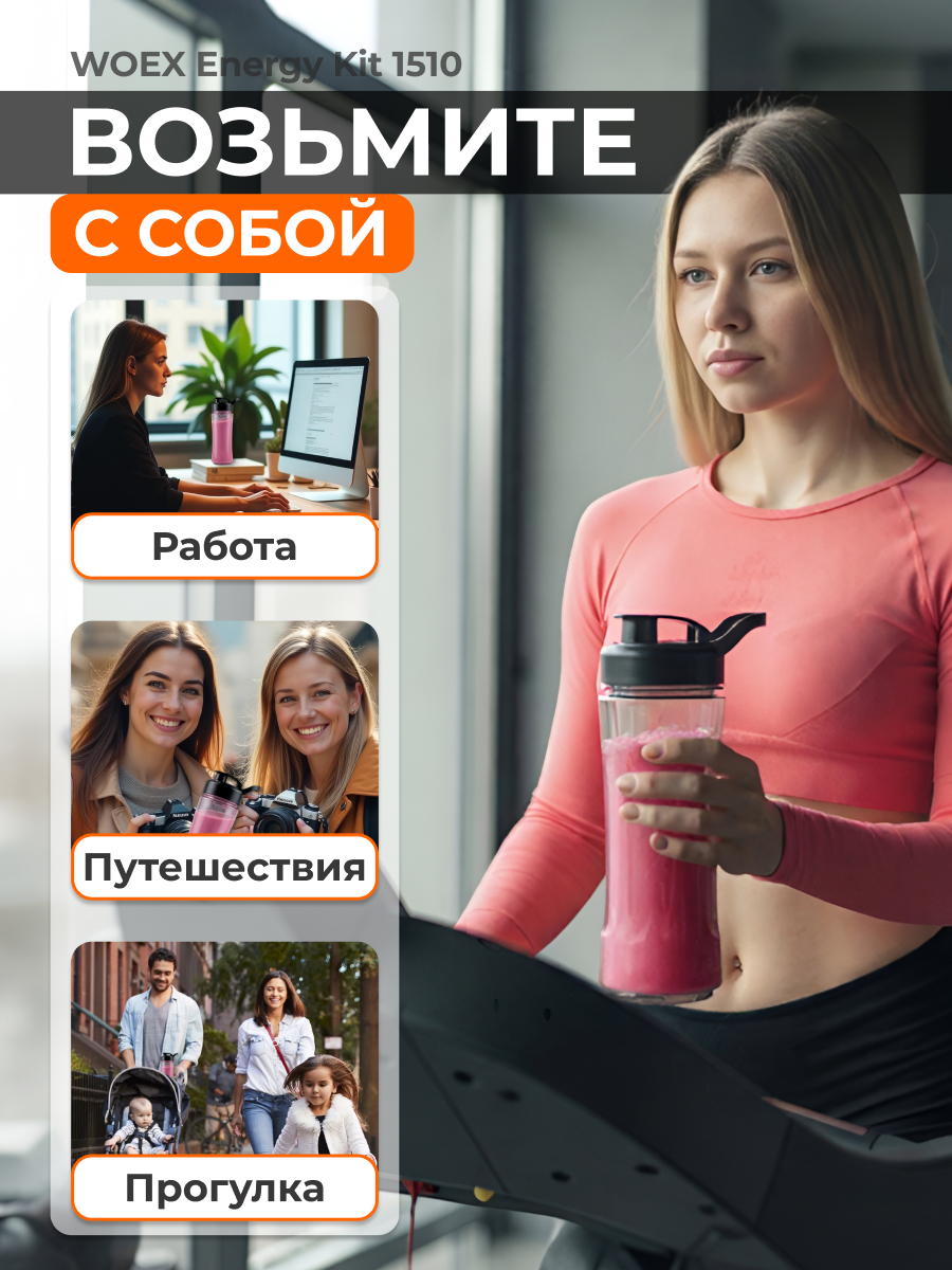 Блендер WOEX Energy Kit 1510 - фото 4