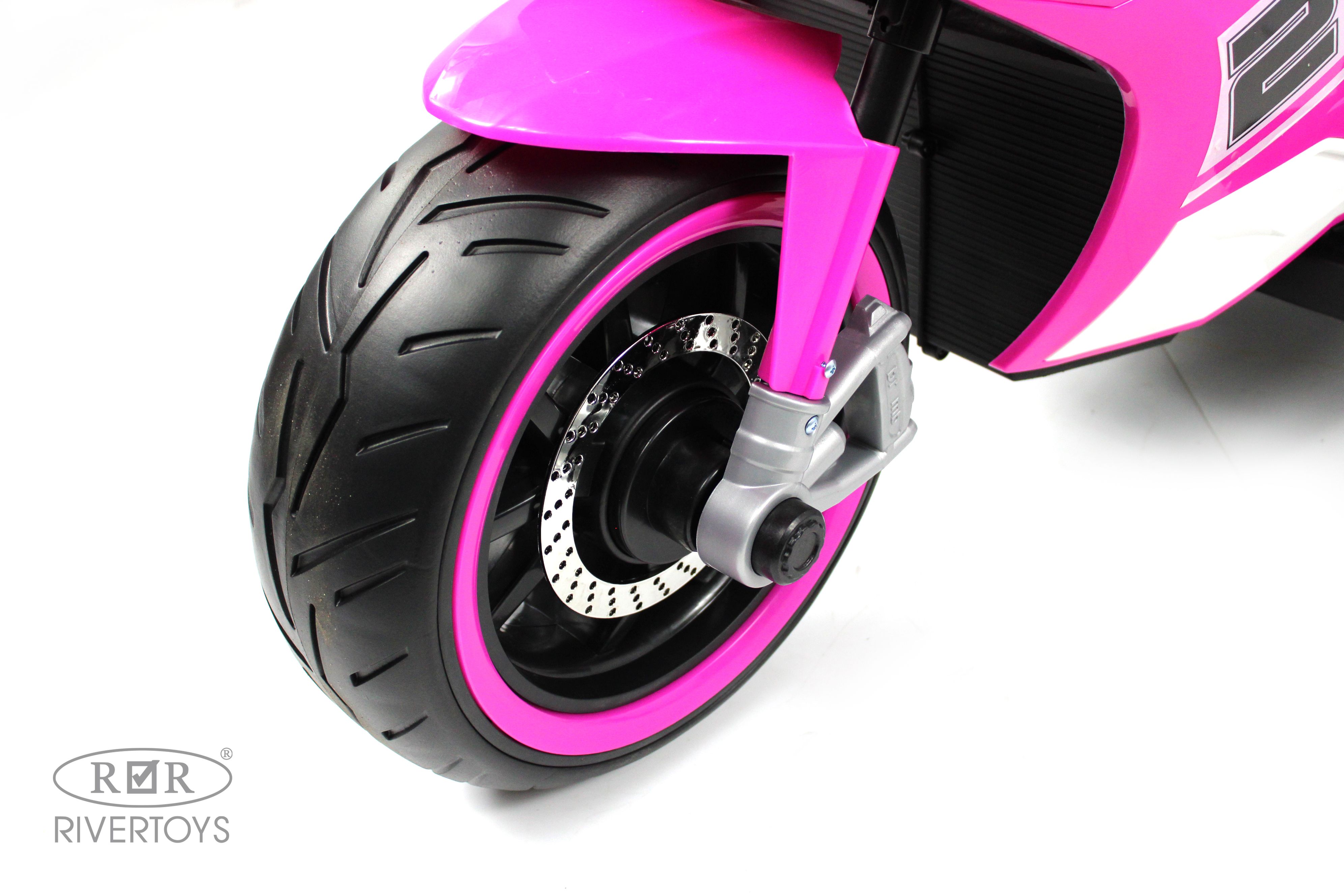 Электромобиль RIVERTOYS C005MC-PINK - фото 5