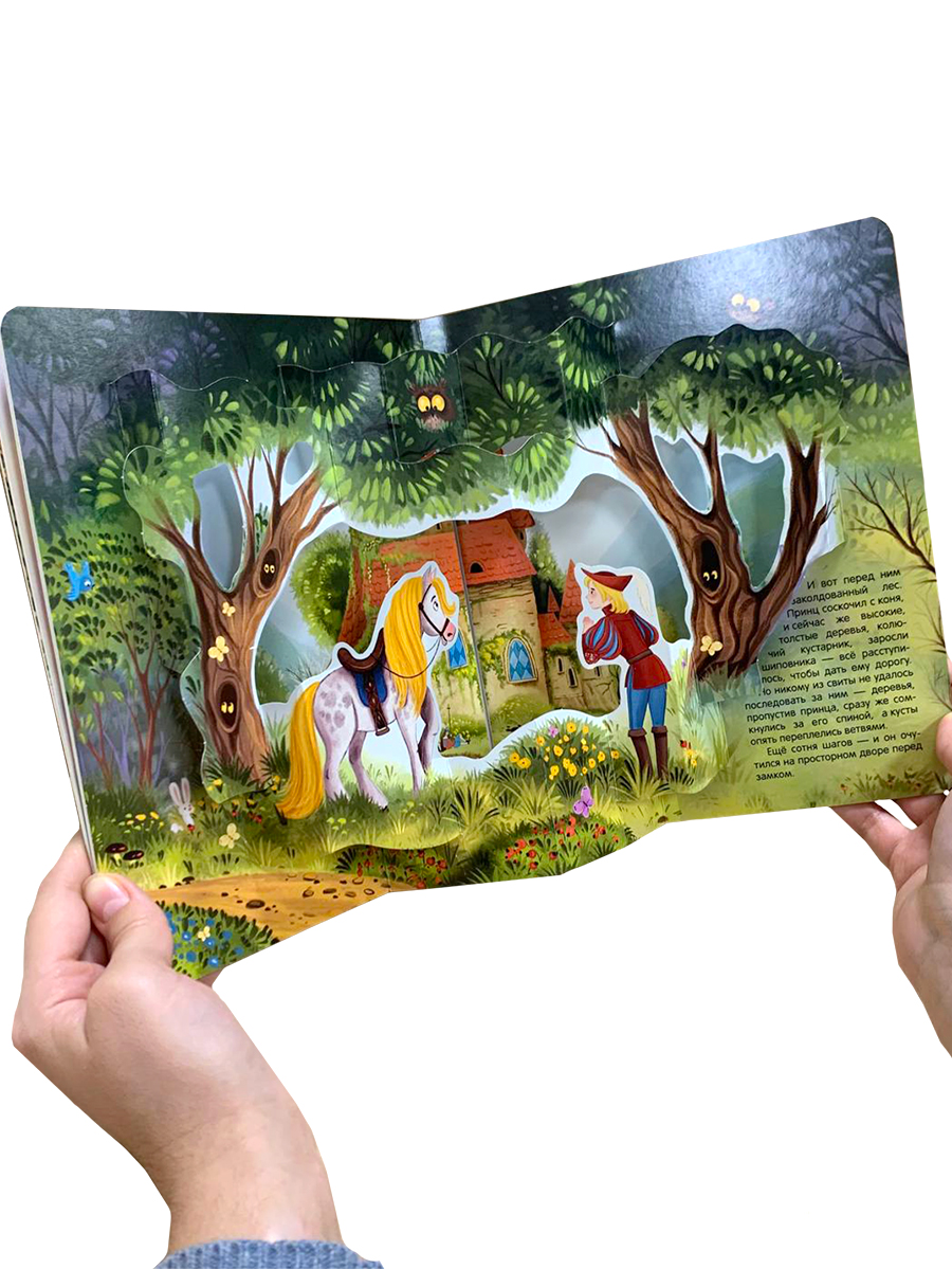 Книга Malamalama с объемными картинками Библиотека сказок Спящая красавица - фото 2