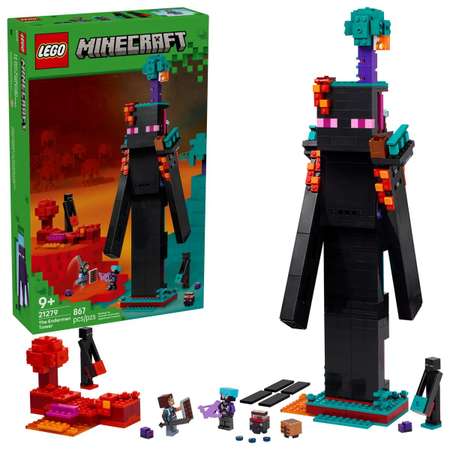 Конструктор LEGO Minecraft Башня Эндермена блочный