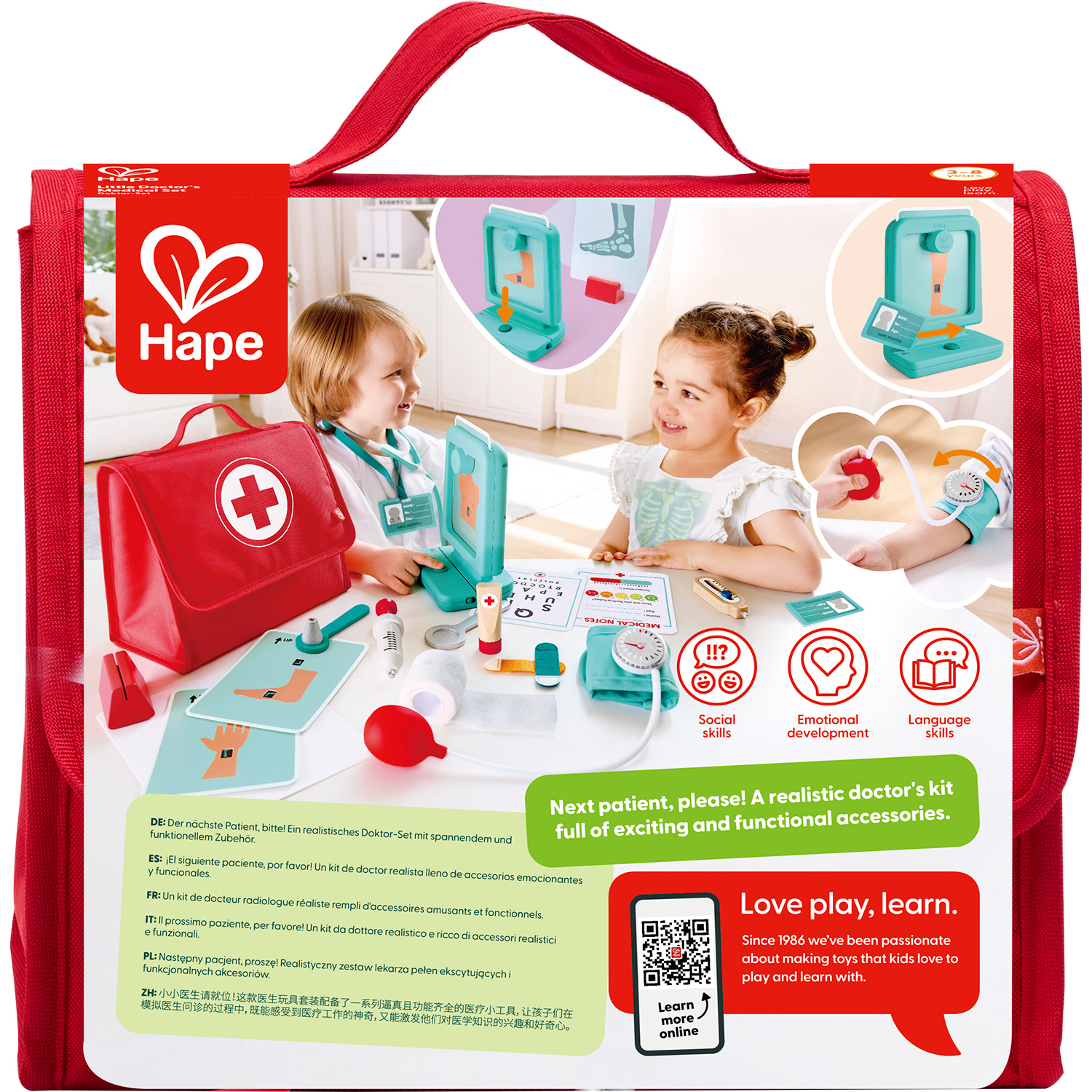 Игрушка Hape Доктор (инструменты) - фото 10