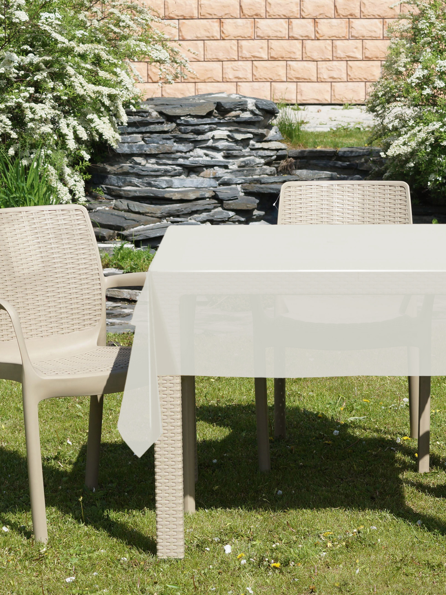 Скатерть одноразовая полиэтиленовая VILINA белая - фото 5