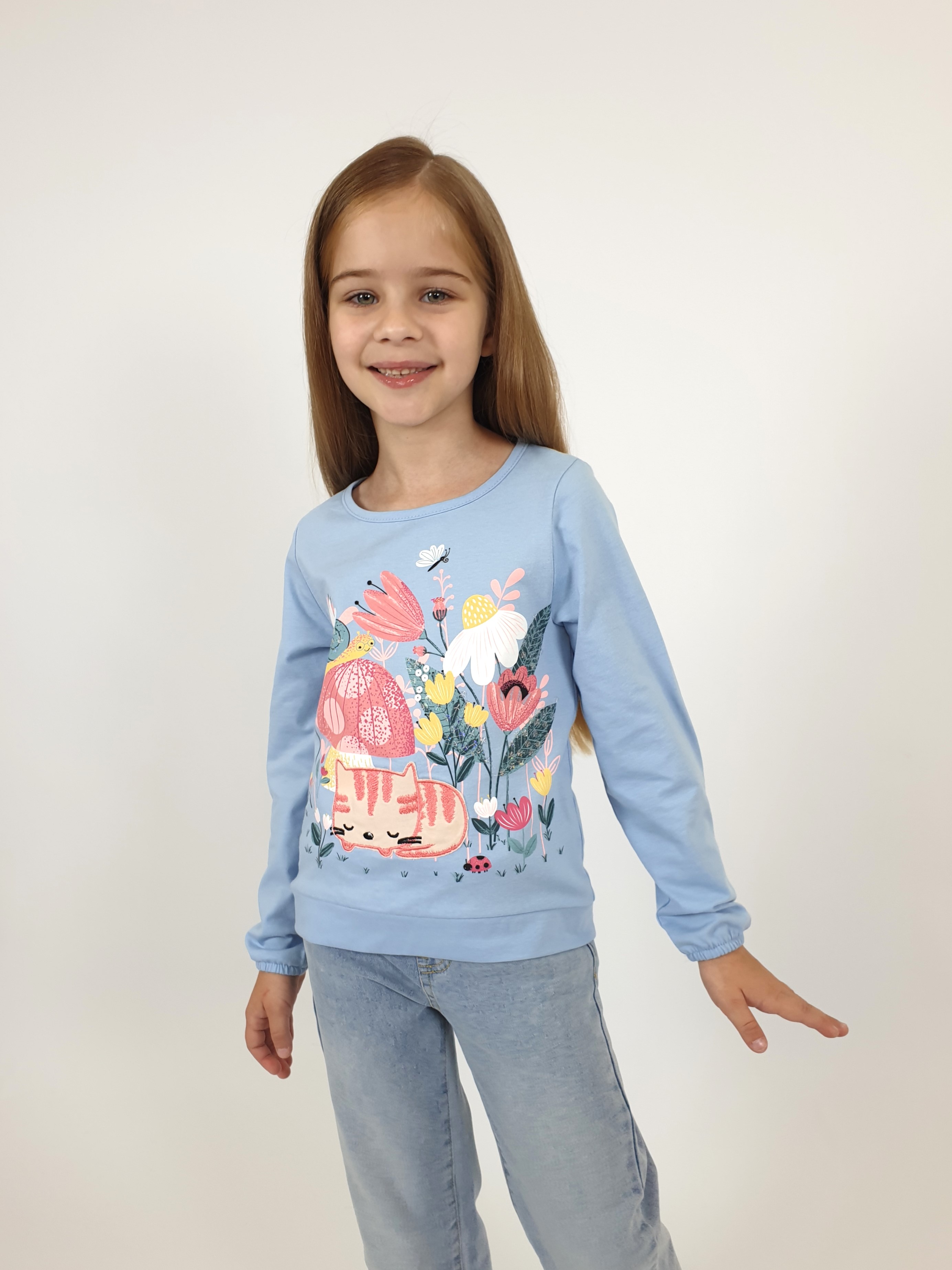 Свитшот Luneva 16-147-8. - фото 8