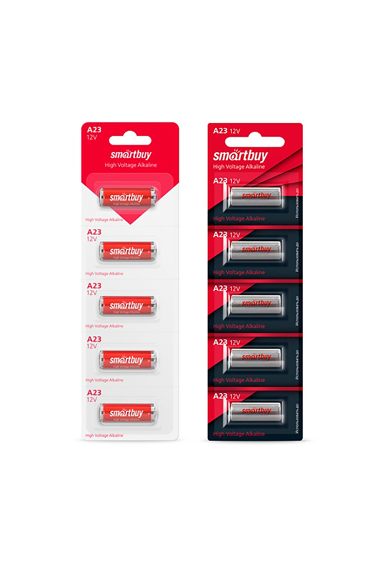 Элемент питания Smartbuy A23 - 5 шт. в упаковке - фото 2