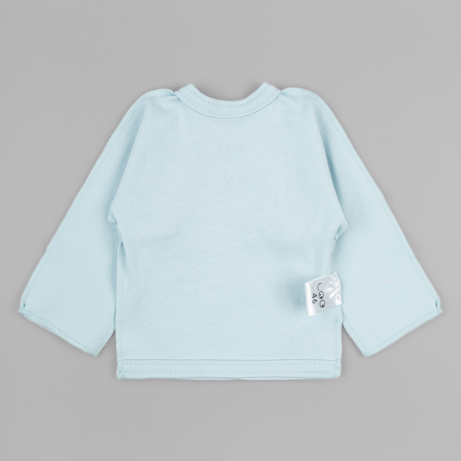 Распашонка 2 шт LEO 1001А-13_белый/голубой - фото 5