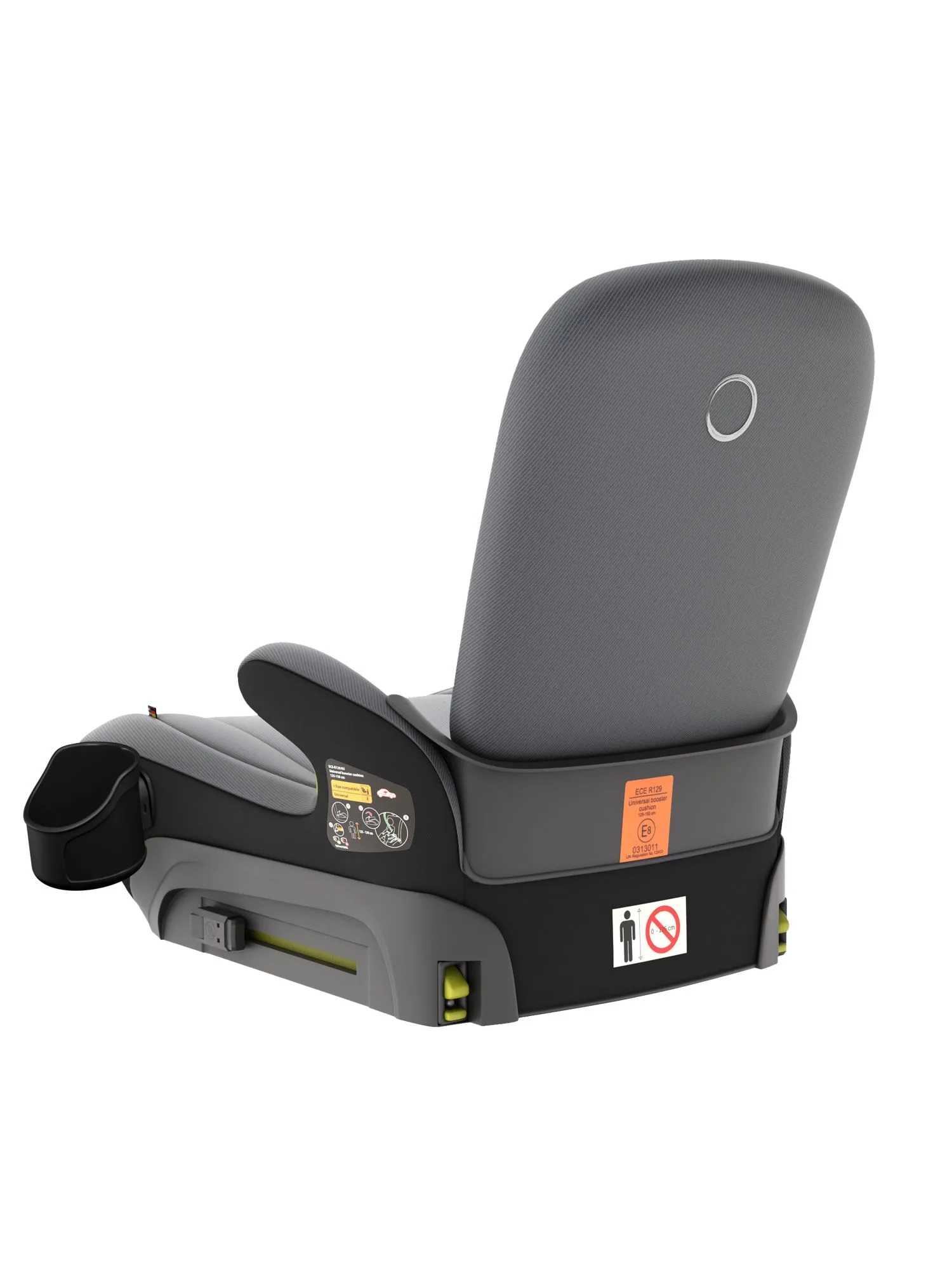 Автокресло KLEE Mild с подстаканником Isofix 2/3 (15-36 кг) серый - фото 9