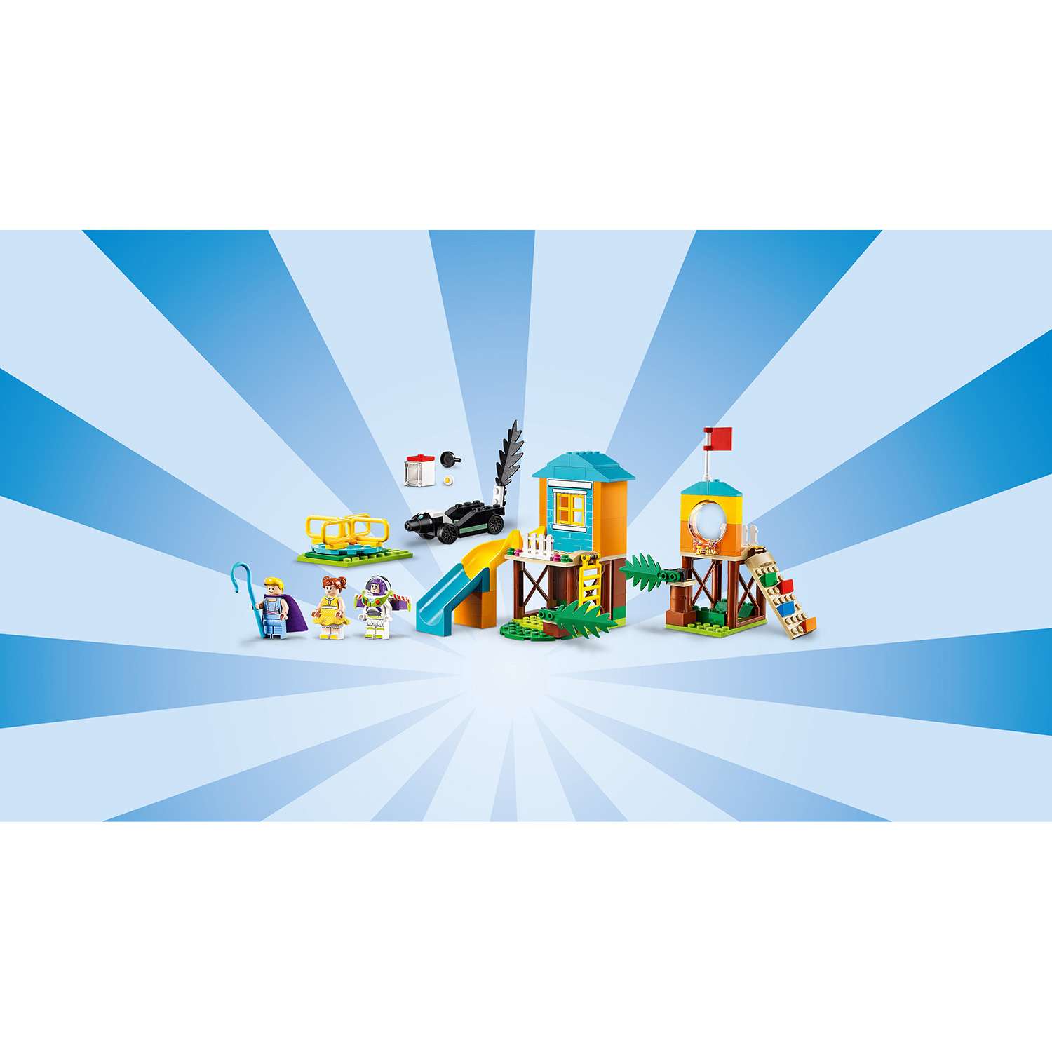 Конструктор LEGO 4+ Приключения Базза и Бо Пип блочный - фото 8