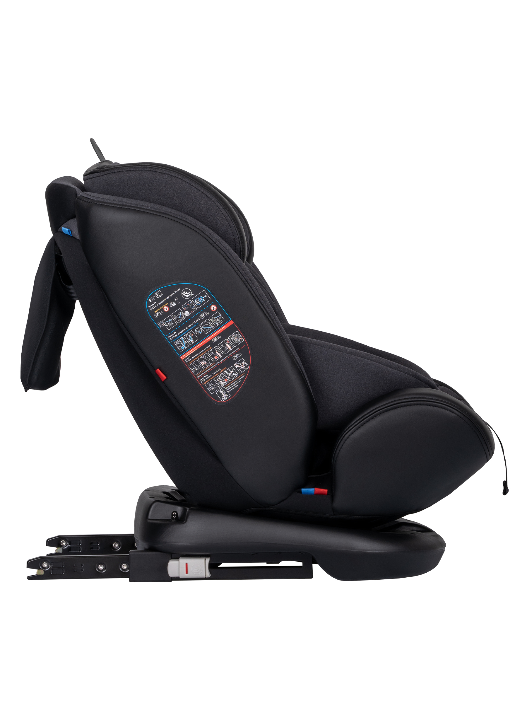 Автокресло Indigo Aero, черный Isofix 0+/1/2/3 (0-36 кг) - фото 7