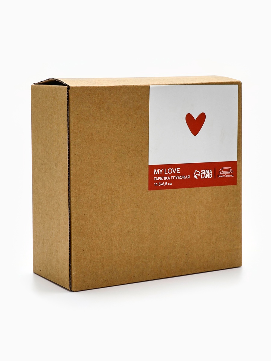 Глубокая тарелка Sima-Land Любовь в деталях 14 5 х 6 4 см - фото 3