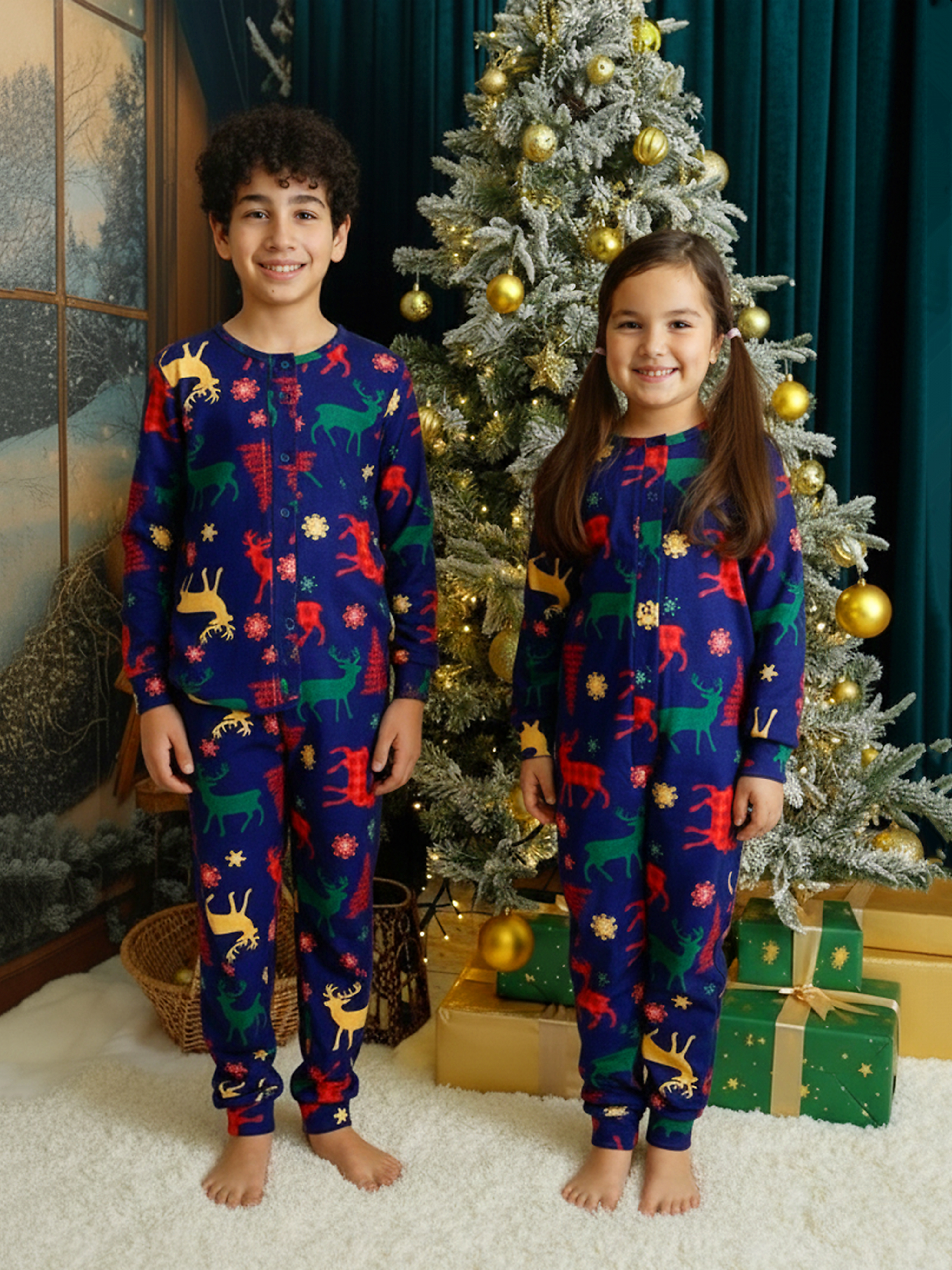 Пижама Веселый малыш 153/17/Олени - фото 2