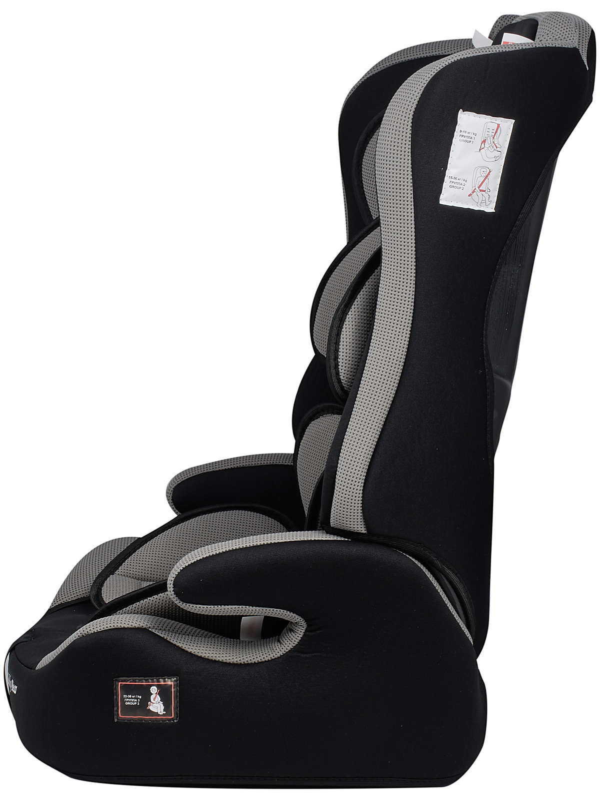 Автокресло Teddy Bear 513R/04 grey dot-black 1/2/3 (9-36 кг) серый - фото 3
