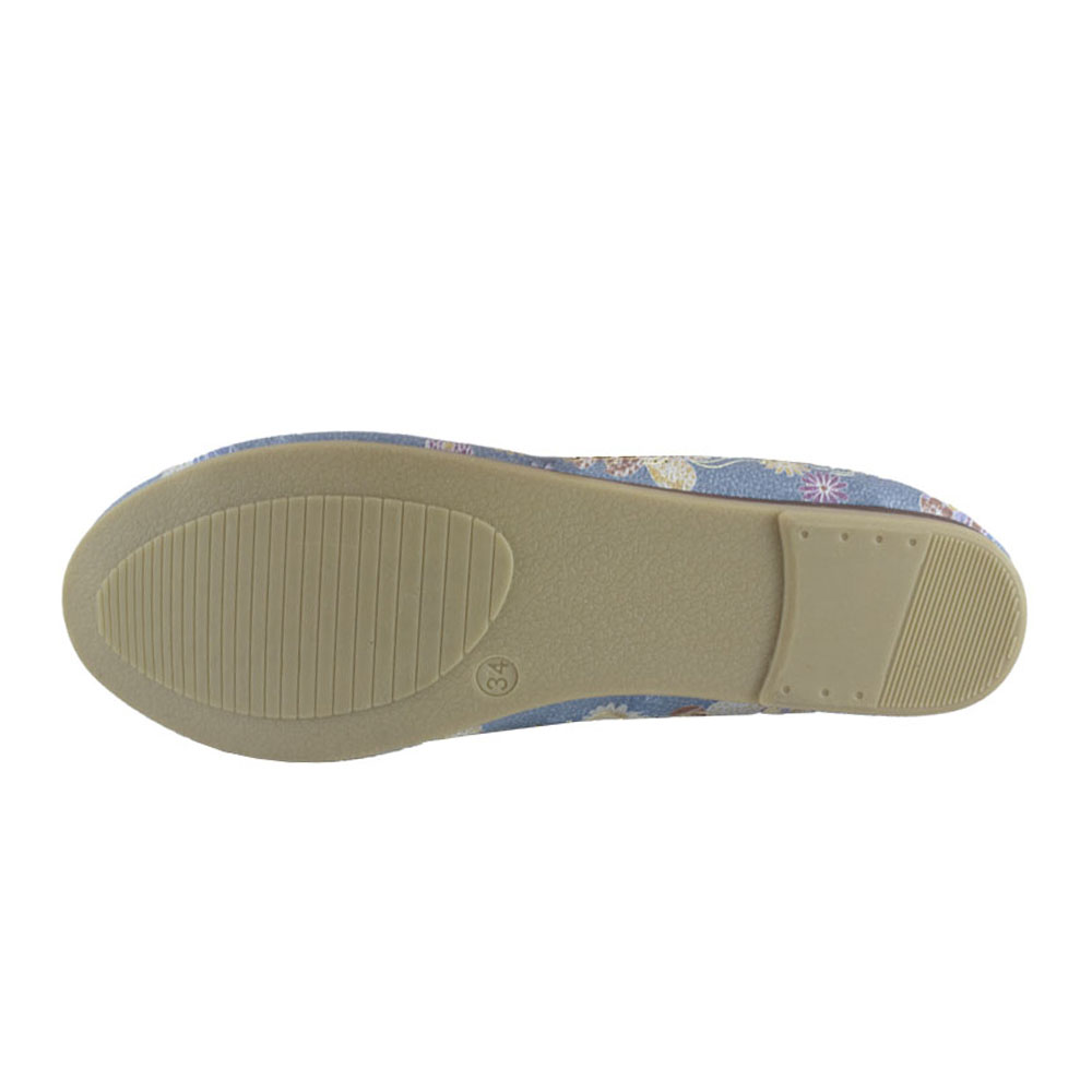 Балетки BEST.A 957614/03-03-OV BESTA Балетки для девочки,голубой - фото 4