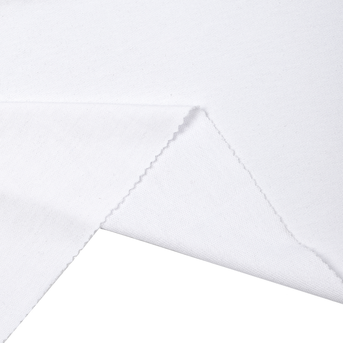 Ткань футер IDEAL 2х нитка петля поливискоза цвет белый 3м - фото 8