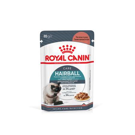 Корм для кошек ROYAL CANIN Hairball care для снижения риска образования волосяных комочков 85г