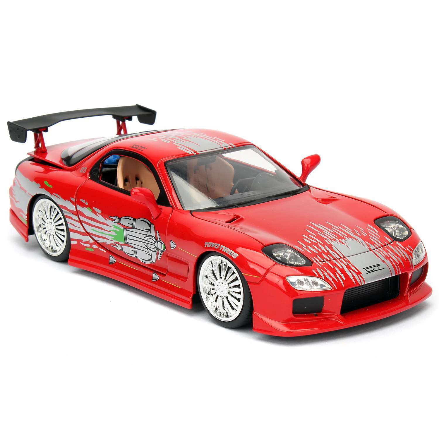 Автомобиль Fast and Furious Mazda RX-7 1993 FD3S-Wide Body 1:24 98338 - фото 1