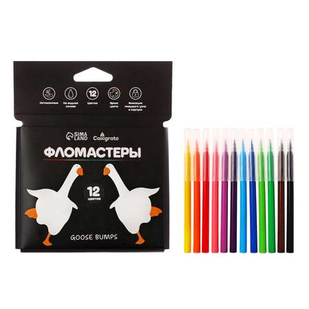 Фломастеры Calligrata 12 цв.