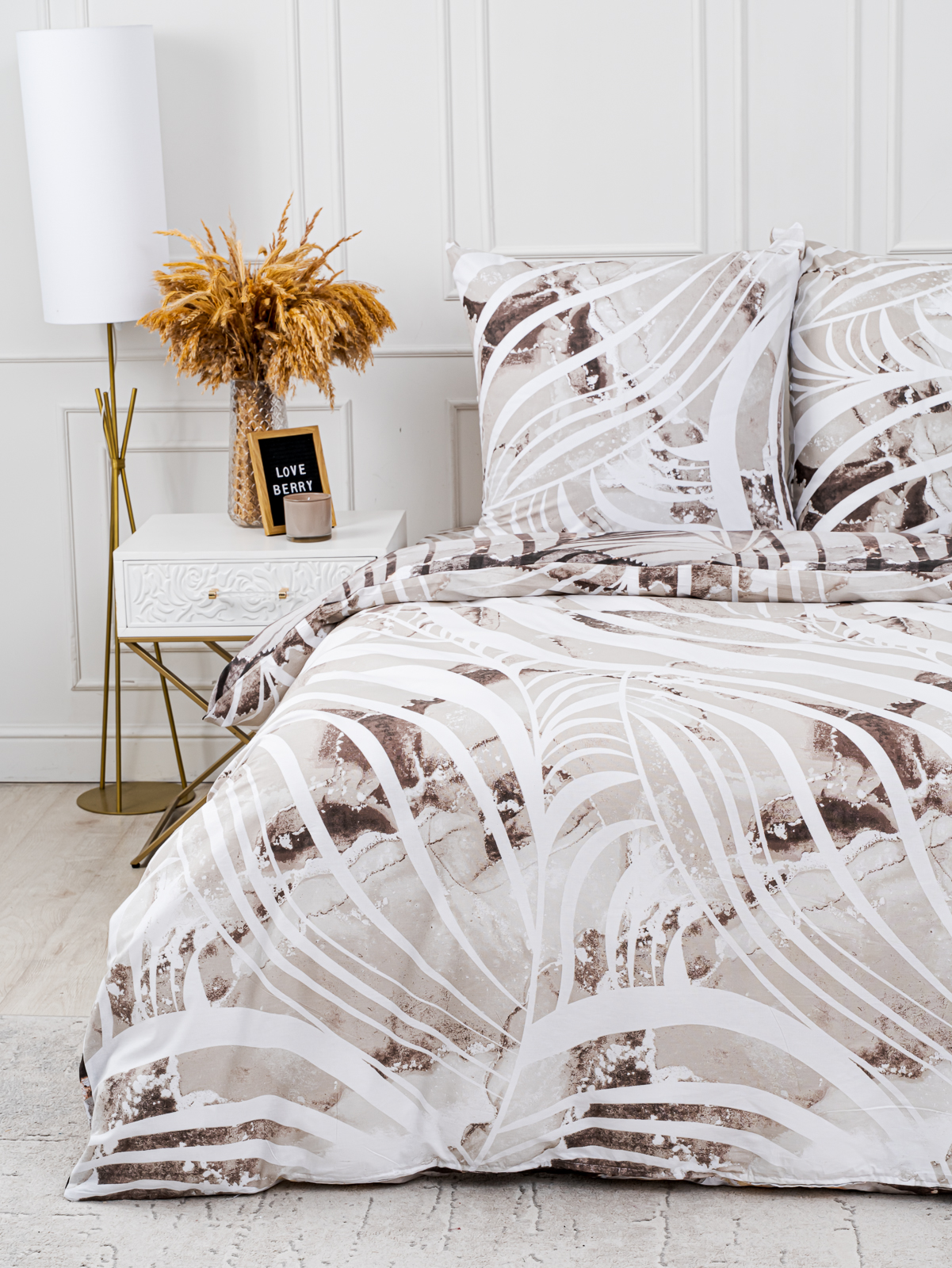 Комплект постельного белья LOVEBERRY Абстракция евро 4 предм. - фото 8