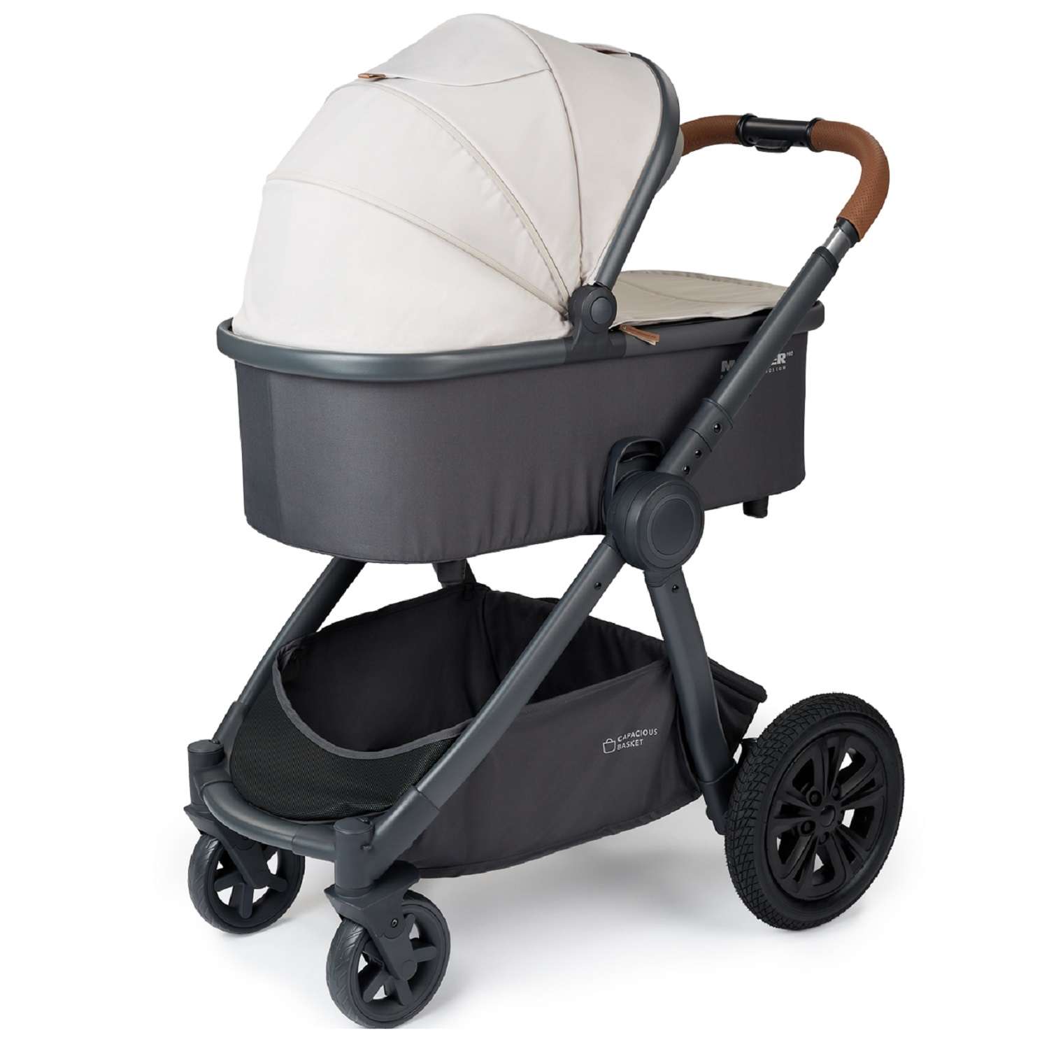 Коляска 2в1 Happy Baby Mommer Pro бежевый - фото 14