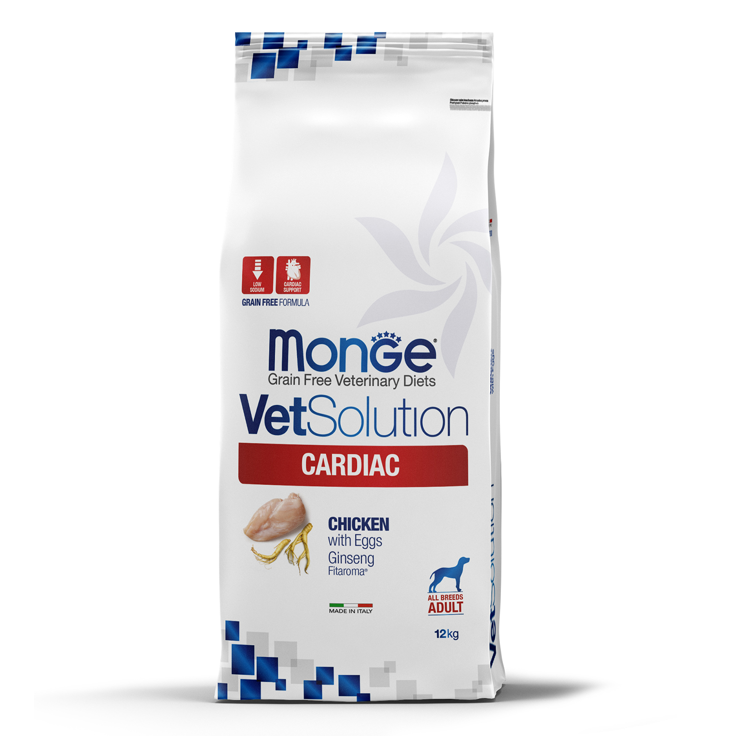Корм для собак диетический MONGE VetSolution Dog Cardiac Кардиак при заболеваниях сердца 12кг - фото 5