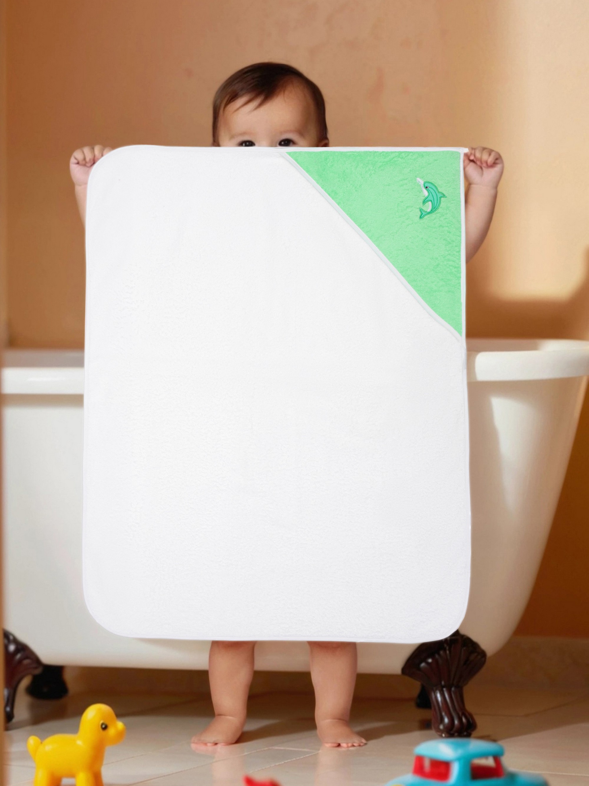 Полотенце уголок Wellness Малыш-00/53_Д 80 x 100 см 1 шт. - фото 2