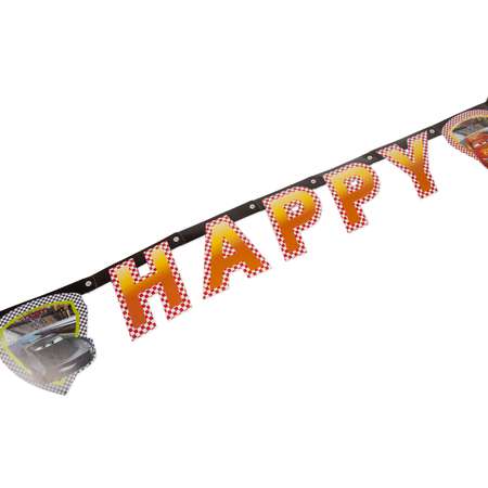 Гирлянды Cars 3 Happy Birthday
