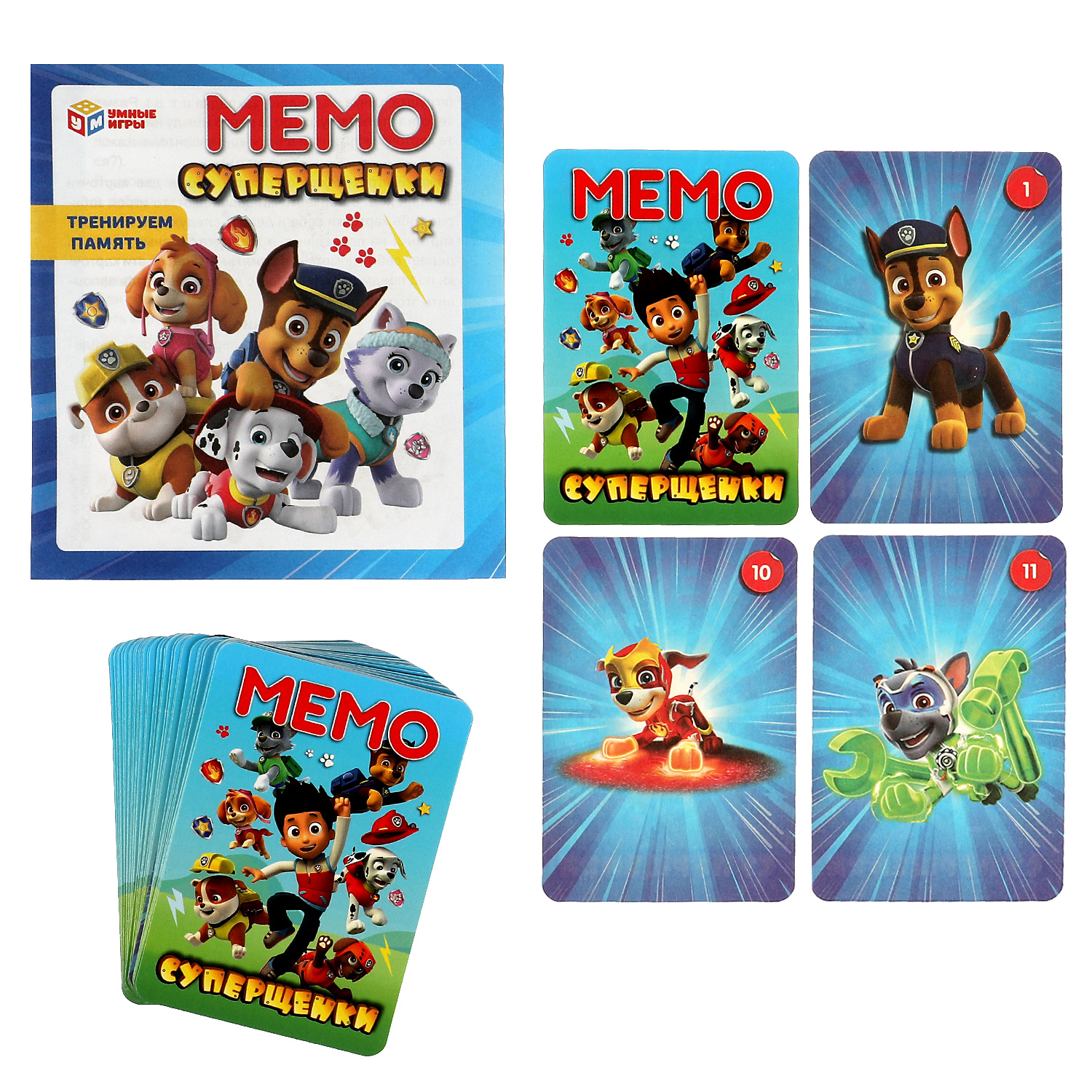 Настольная игра Умные игры Мемо Суперщенки - фото 3