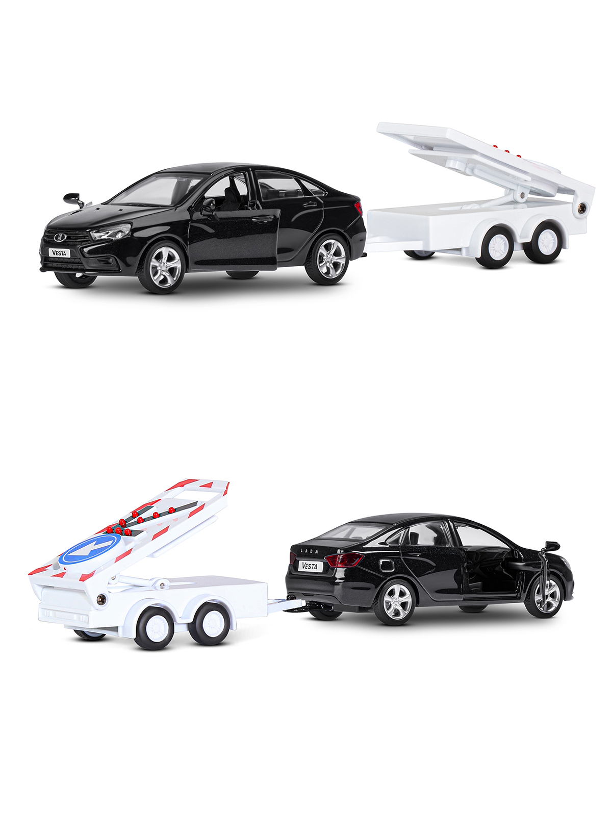 Автомобиль АВТОпанорама LADA Vesta 1:43 JB1251620 - фото 10