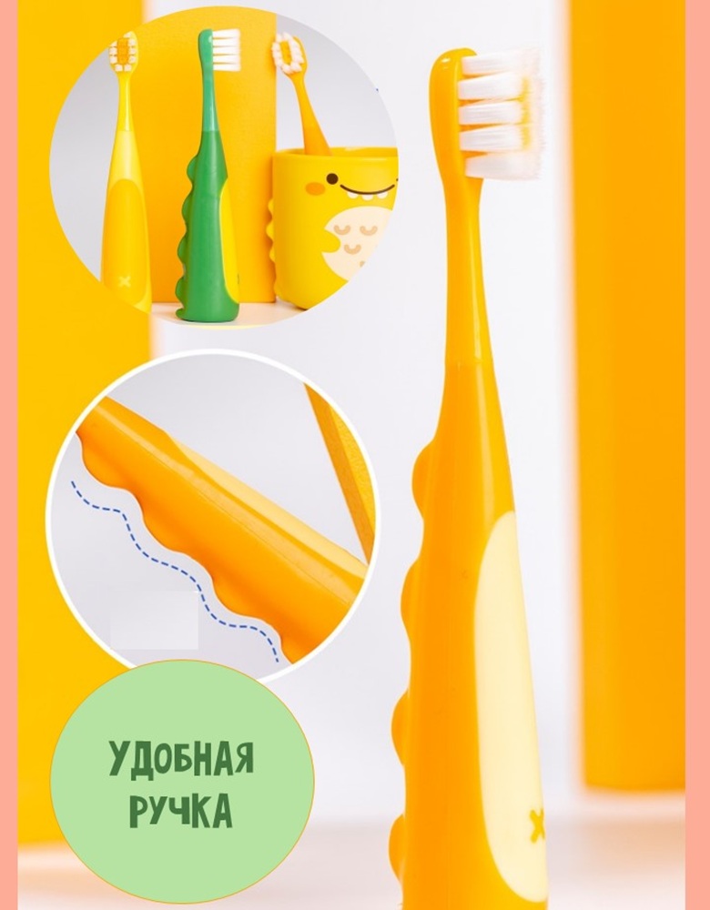 Зубная щетка классическая MIKOLIFE от 3 лет 6 шт. - фото 5