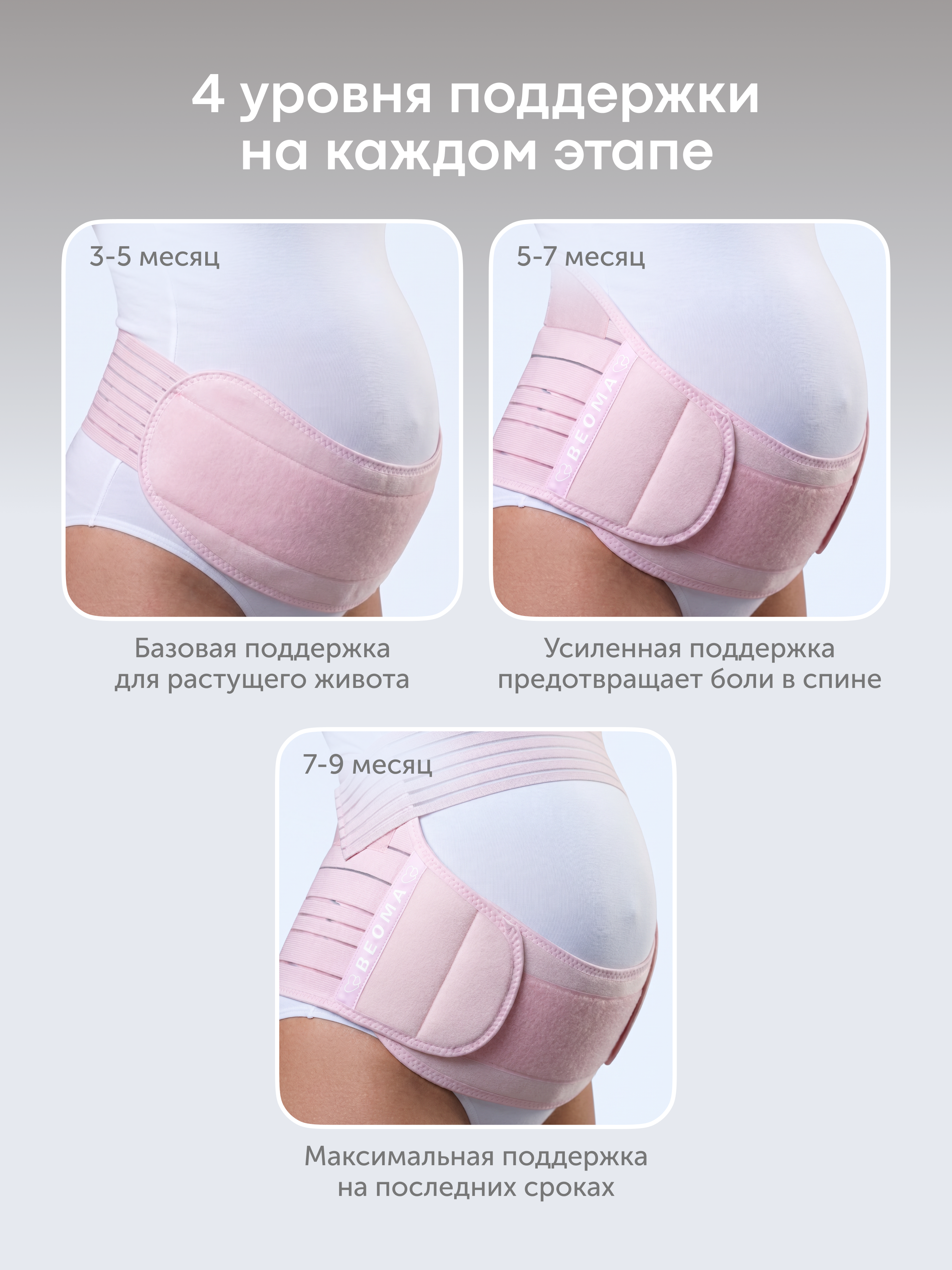 Бандажи для беременных beoma Box_beoma_beige - фото 6