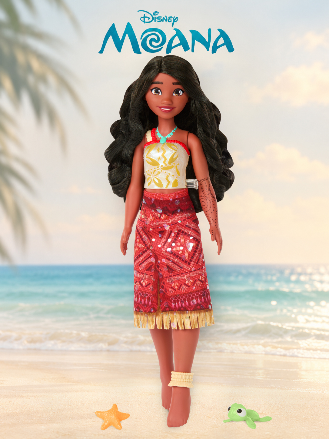 Изображение товара Кукла модельная Mattel swimming Tautai Moana высота 28 см