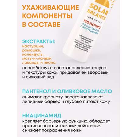 Успокаивающее молочко после загара Senso Terapia с пантенолом, 250 мл
