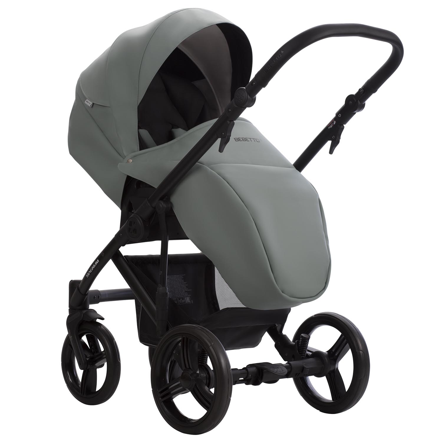 Коляска 2в1 Bebetto Magnum Light Pro бирюзовый - фото 6