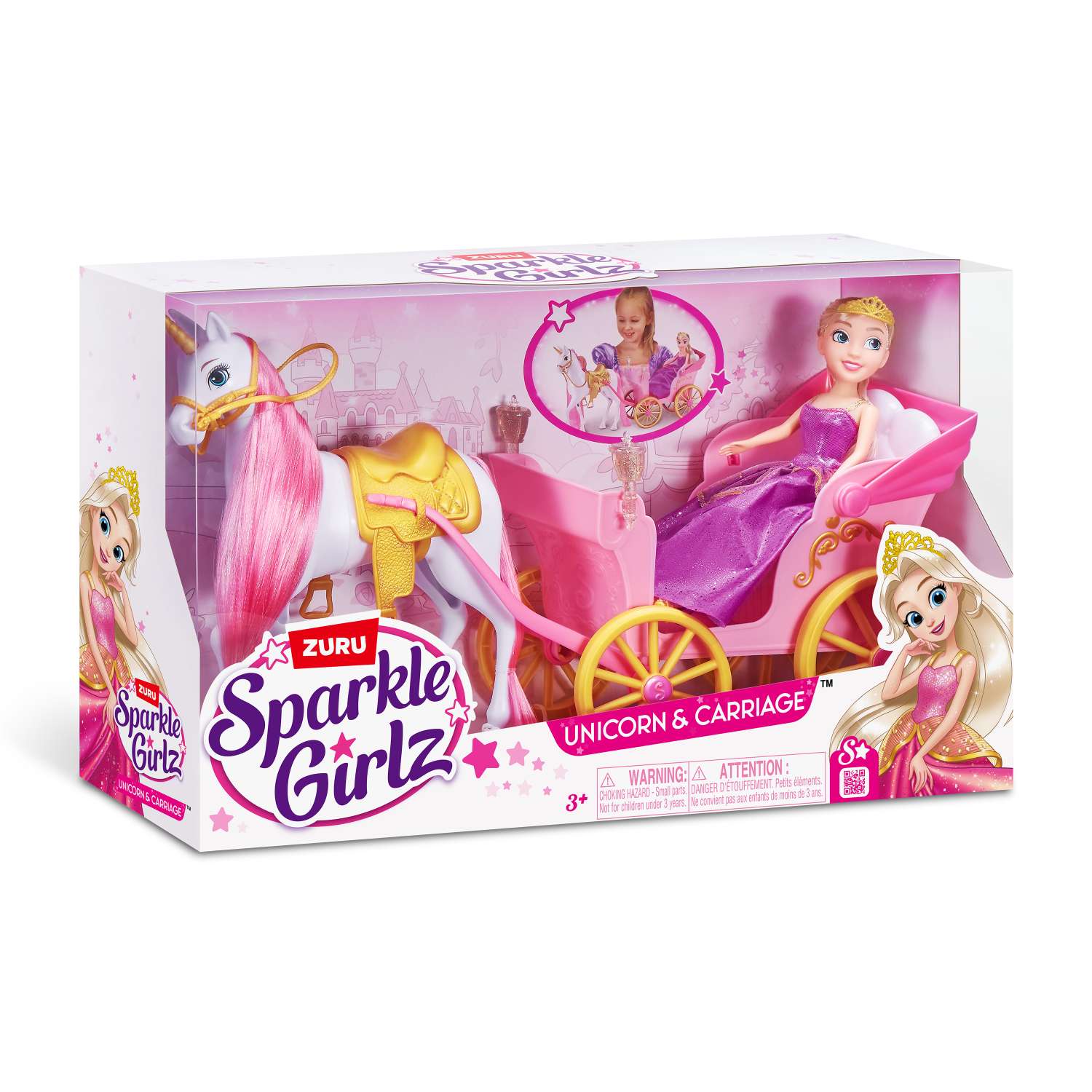 Кукла модельная Zuru Sparkle Girlz с каретой 10068 - фото 17