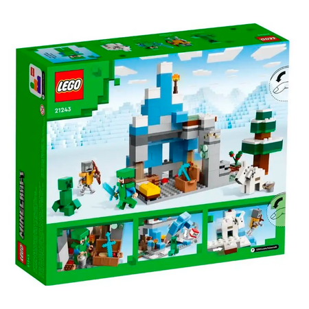 Конструктор LEGO Minecraft Ледяные вершины блочный