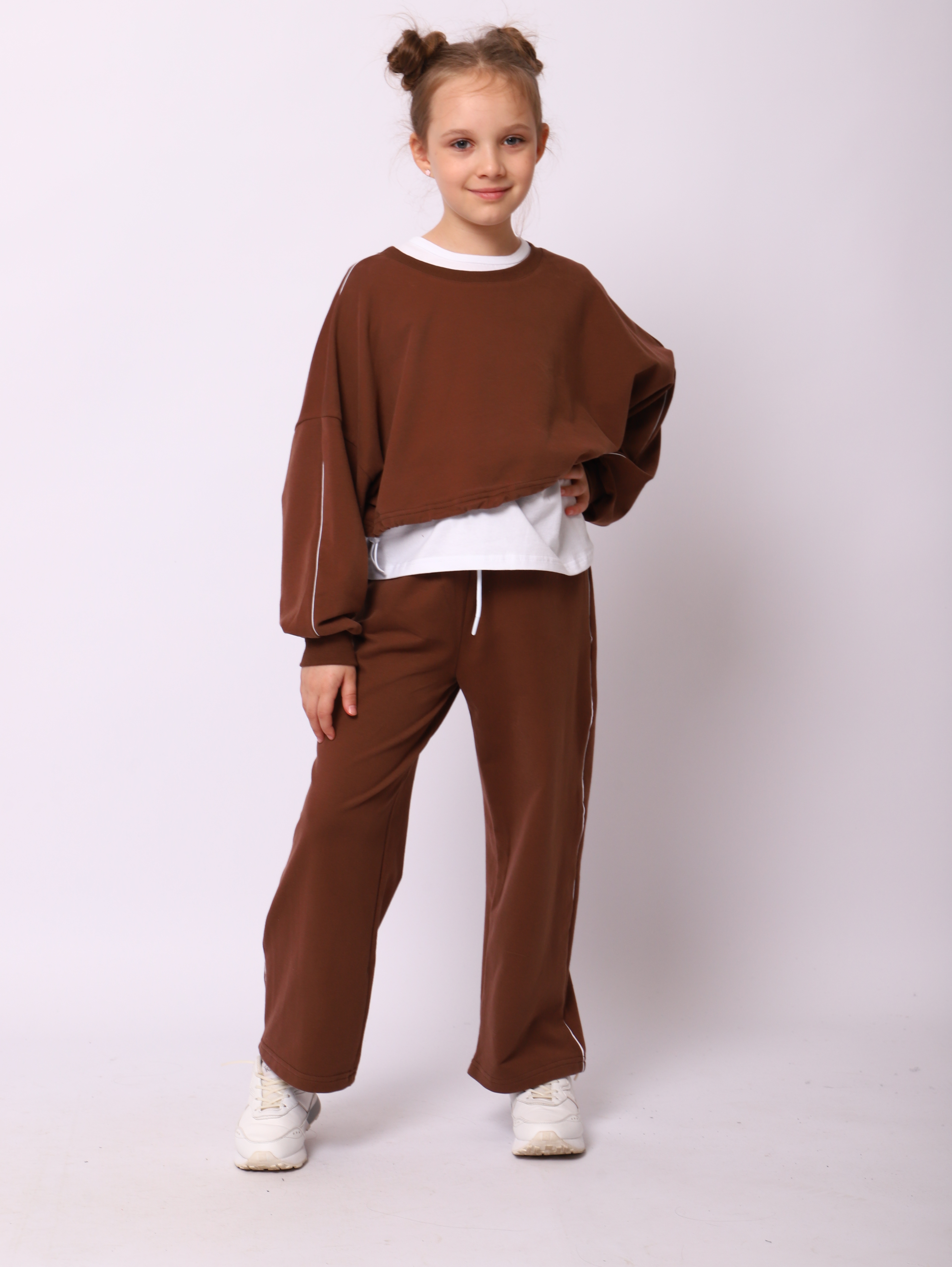 Костюм ЛАДОШКИ Костюм Алексия коричневый - фото 5