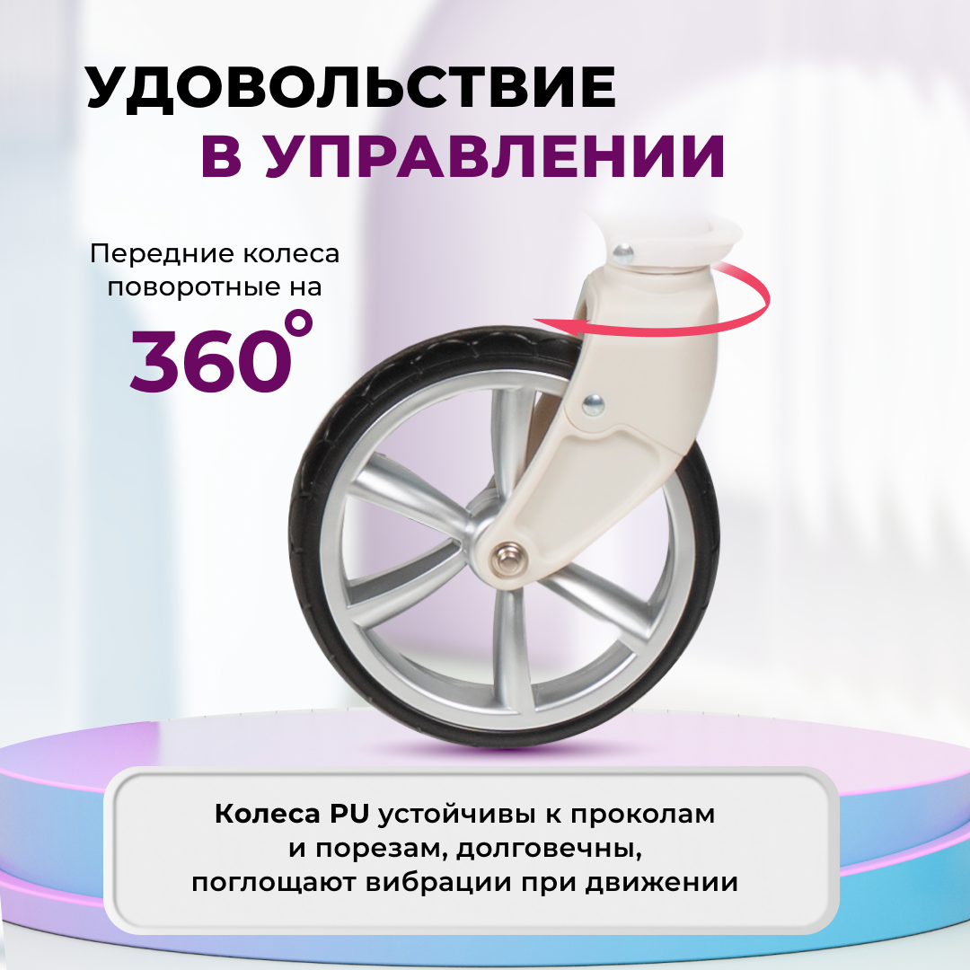 Коляска трансформер Aimile Original New Pearl - фото 8