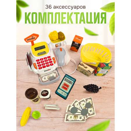 Игровой набор SHARKTOYS касса, продукты