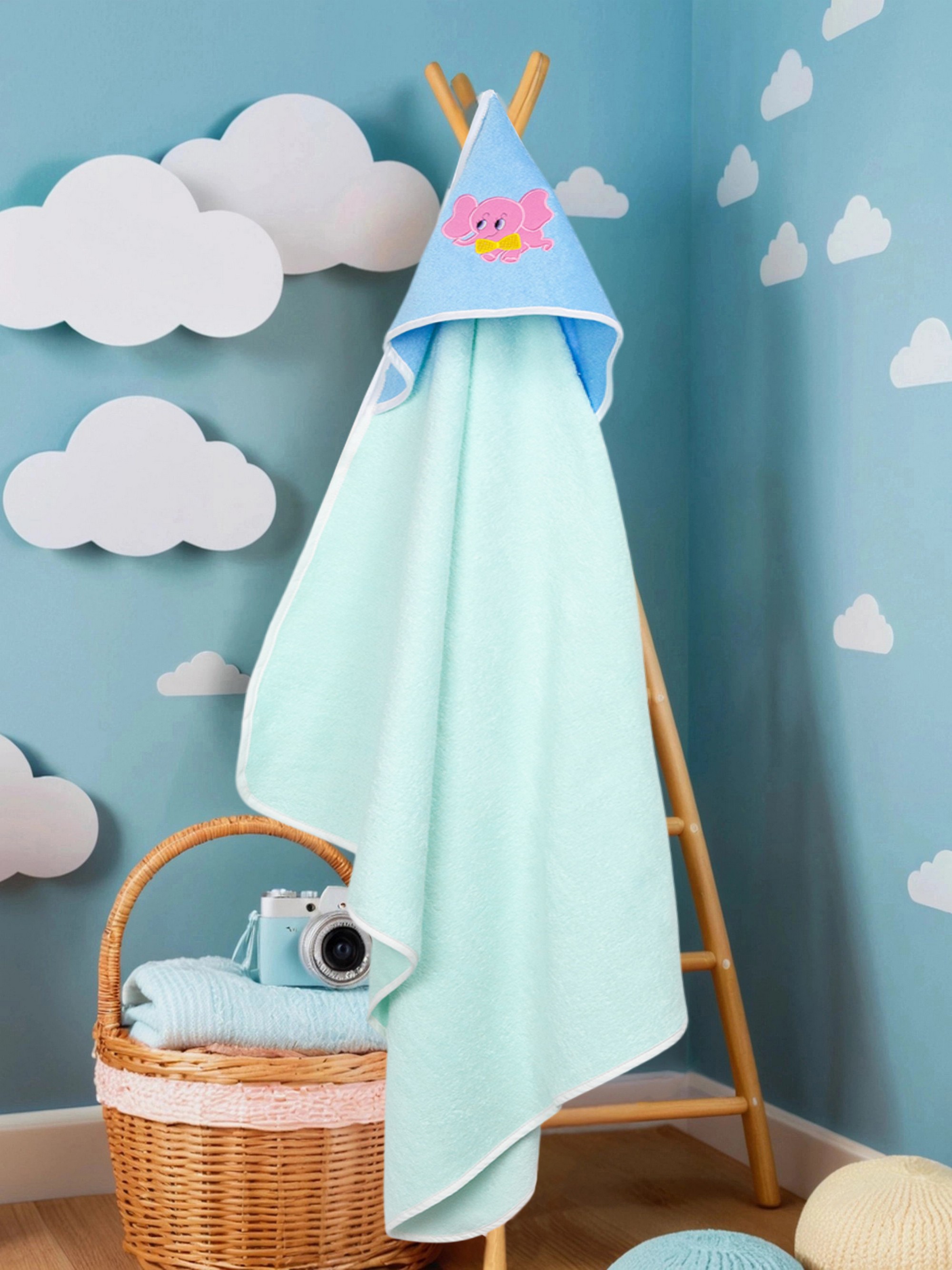 Полотенце уголок Wellness Малыш-53/54_СБ 80 x 100 см 1 шт. - фото 1