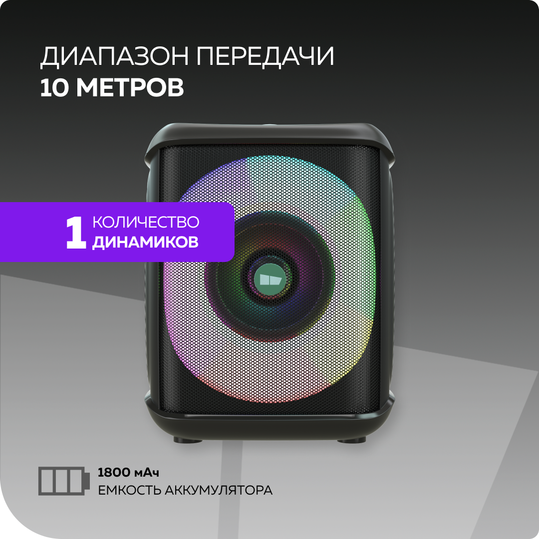 Bluetooth колонка More Choice BS65 Black - фото 3
