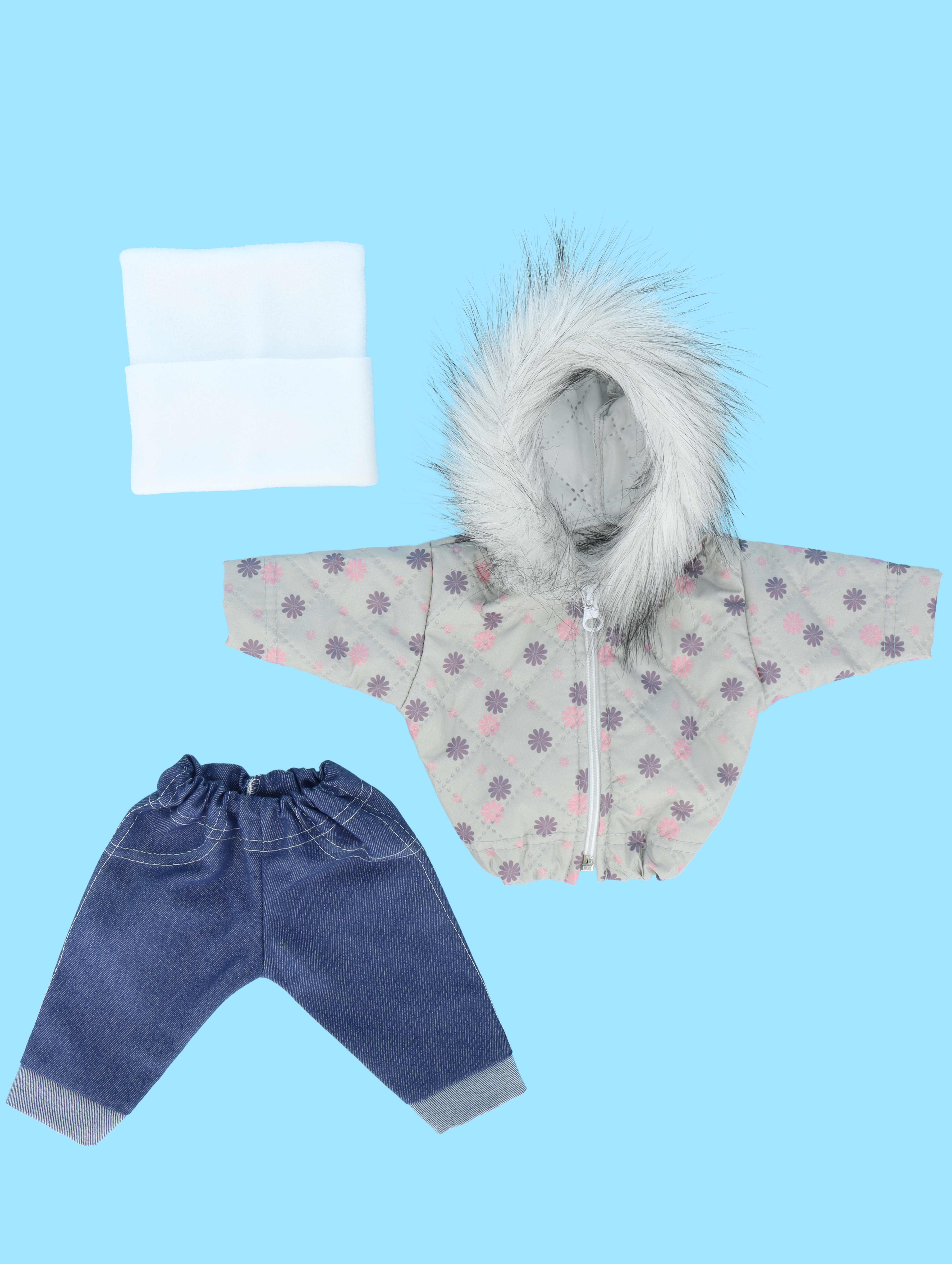 Одежда для кукол Модница 6120белый-розовый - фото 13