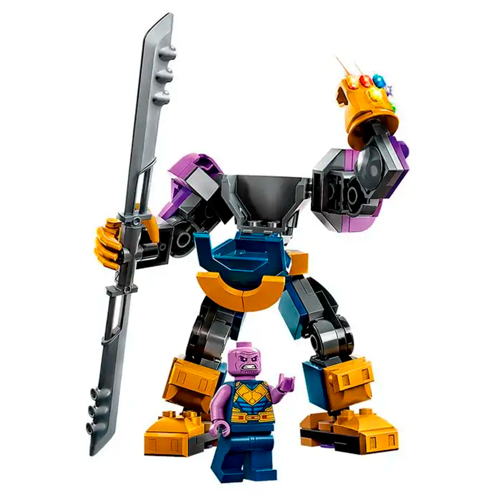 Конструктор LEGO Marvel Super Heroes Броня меха Таноса 113 дет. - фото 5