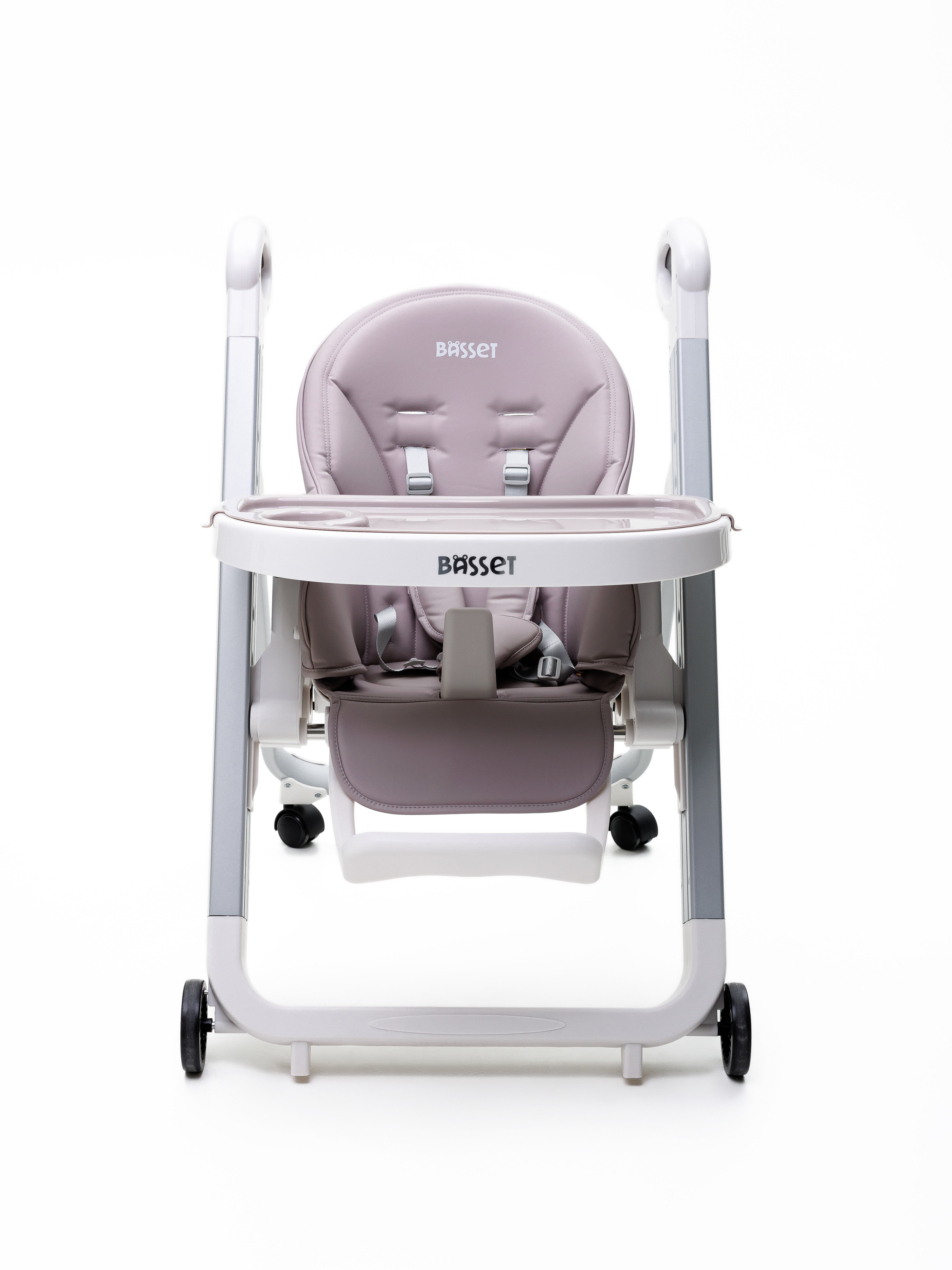 Стульчик для кормления BASSET B2 серый - фото 19