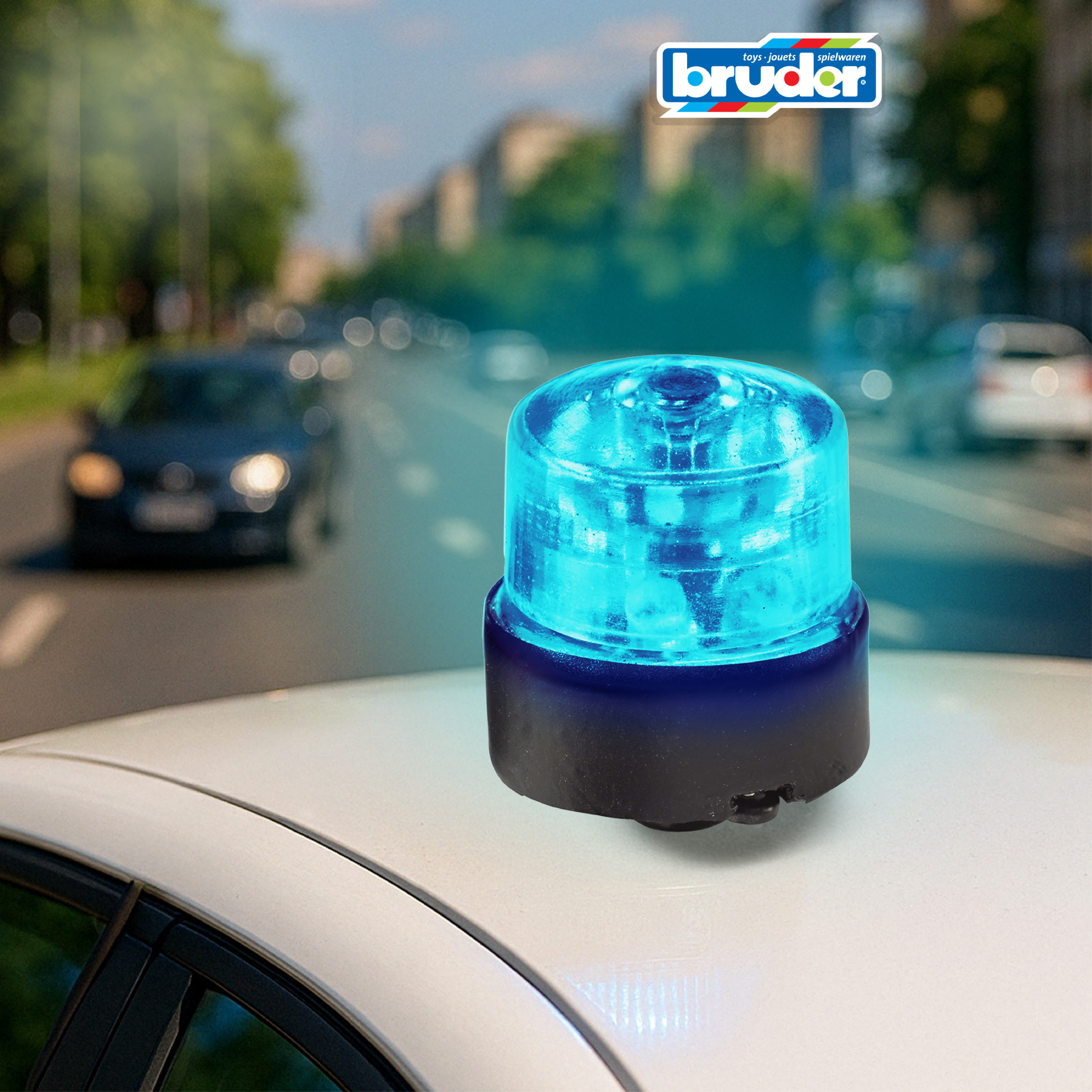 Универсальный модуль Bruder мигалка (свет) для машин 02-807 - фото 1