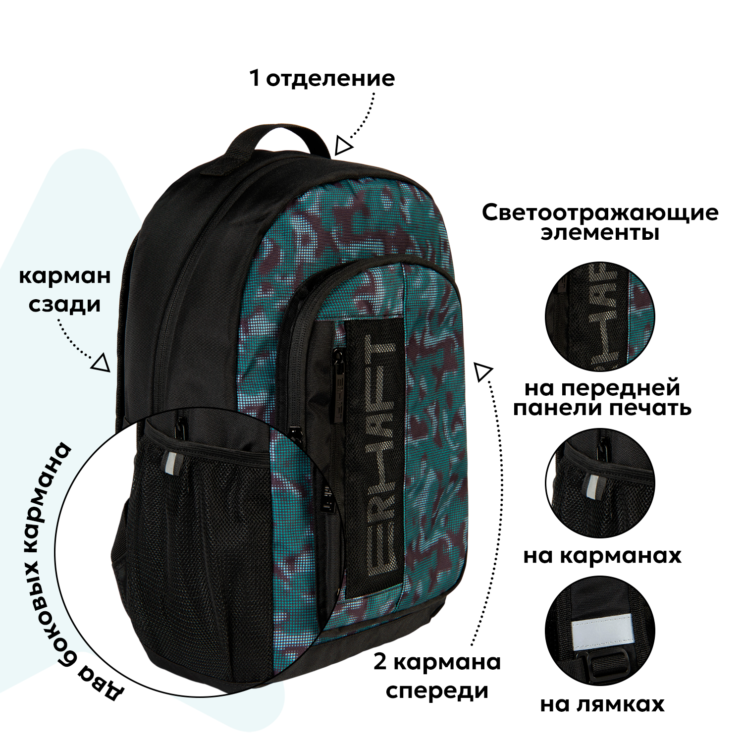 Рюкзак Erhaft Милитари - фото 2