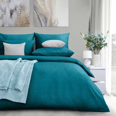 Комплект постельного белья LOVEME Blumarine 1.5СП наволочки 50х70 см страйп-сатин
