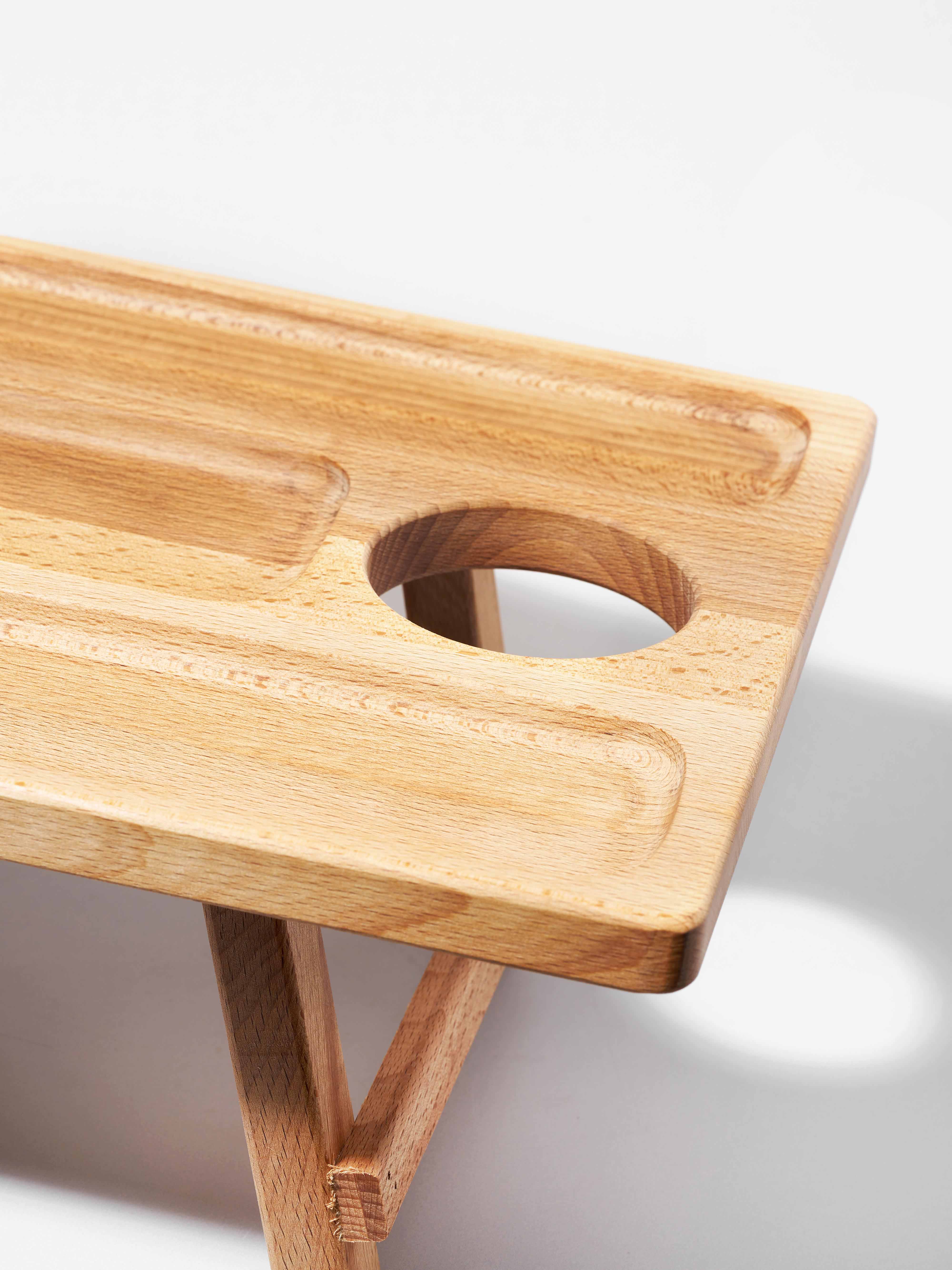 Столик Plates and More деревянный - фото 4