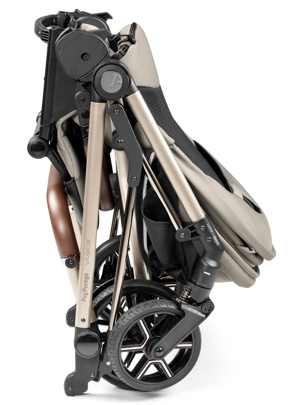 Коляска прогулочная Peg-Perego Vivace бежевый - фото 7