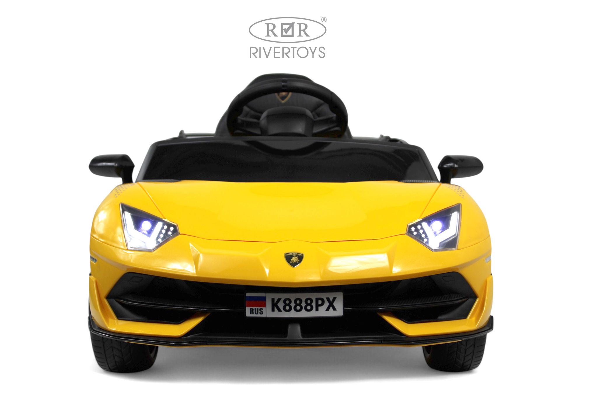 Электромобиль RIVERTOYS K888PX-YELLOW С пультом ДУ - фото 2
