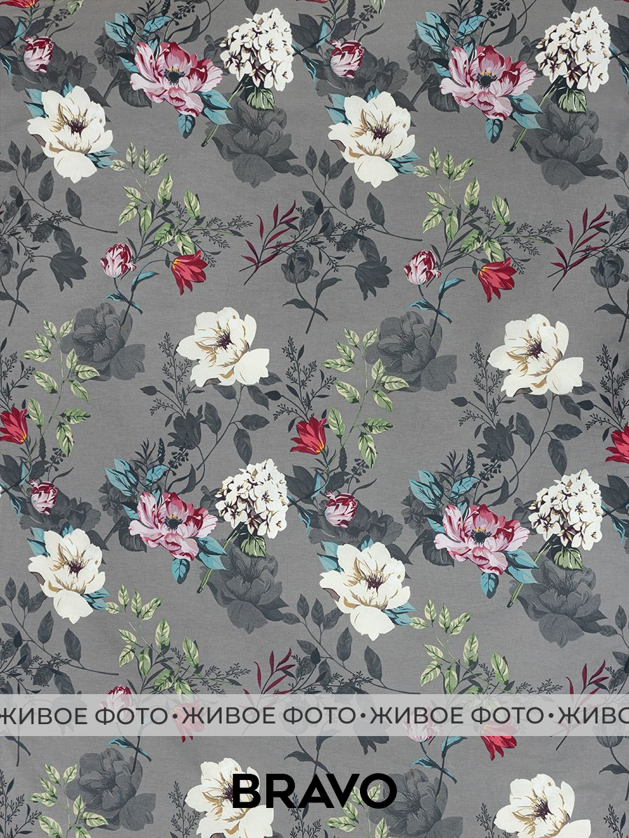 Комплект постельного белья BRAVO Ноида двуспальный 4 предм. - фото 9